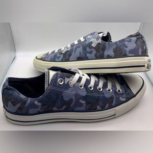 NWT Converse Chuck Taylor Ox Lo CAMO "Athletic Navy" UNISEX Men's 11